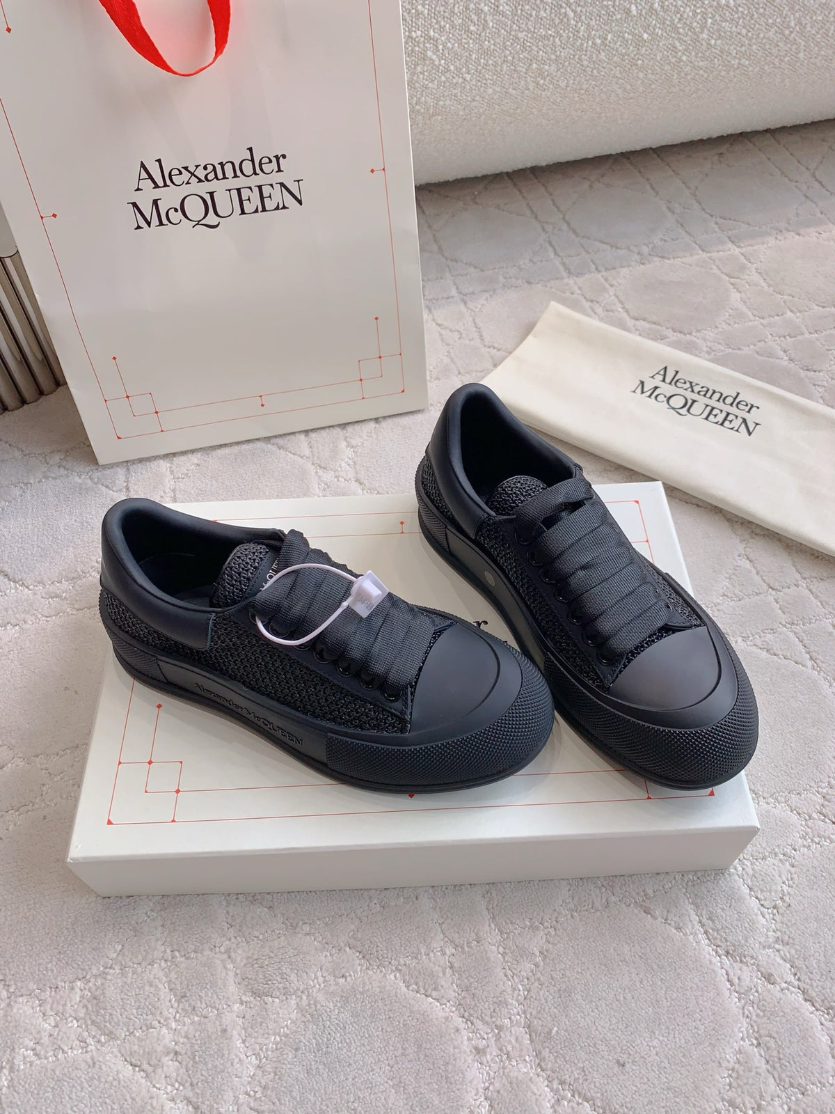 Alexander McQueen Black Designer Shoes EU 35-44 Edition 22 - detail image 3