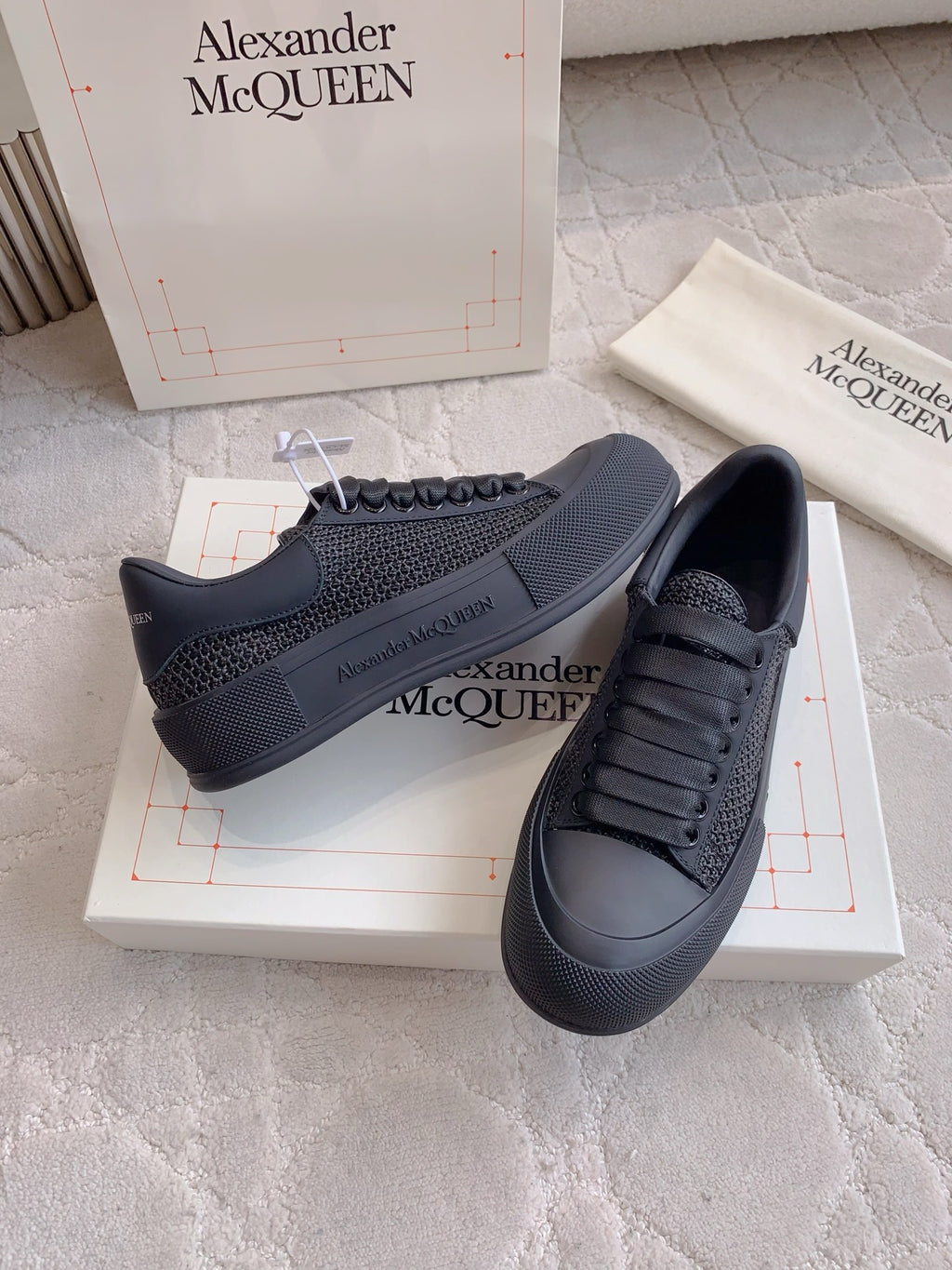 Alexander McQueen Black Designer Shoes EU 35-44 Edition 22 - detail image 4