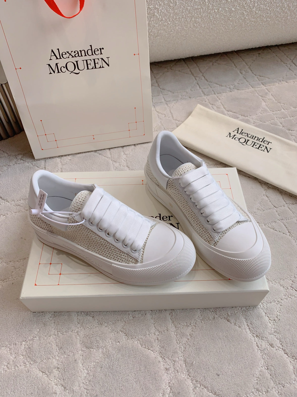 Alexander McQueen Gray Designer Shoes EU 35-44 Edition 6 - detail image 3