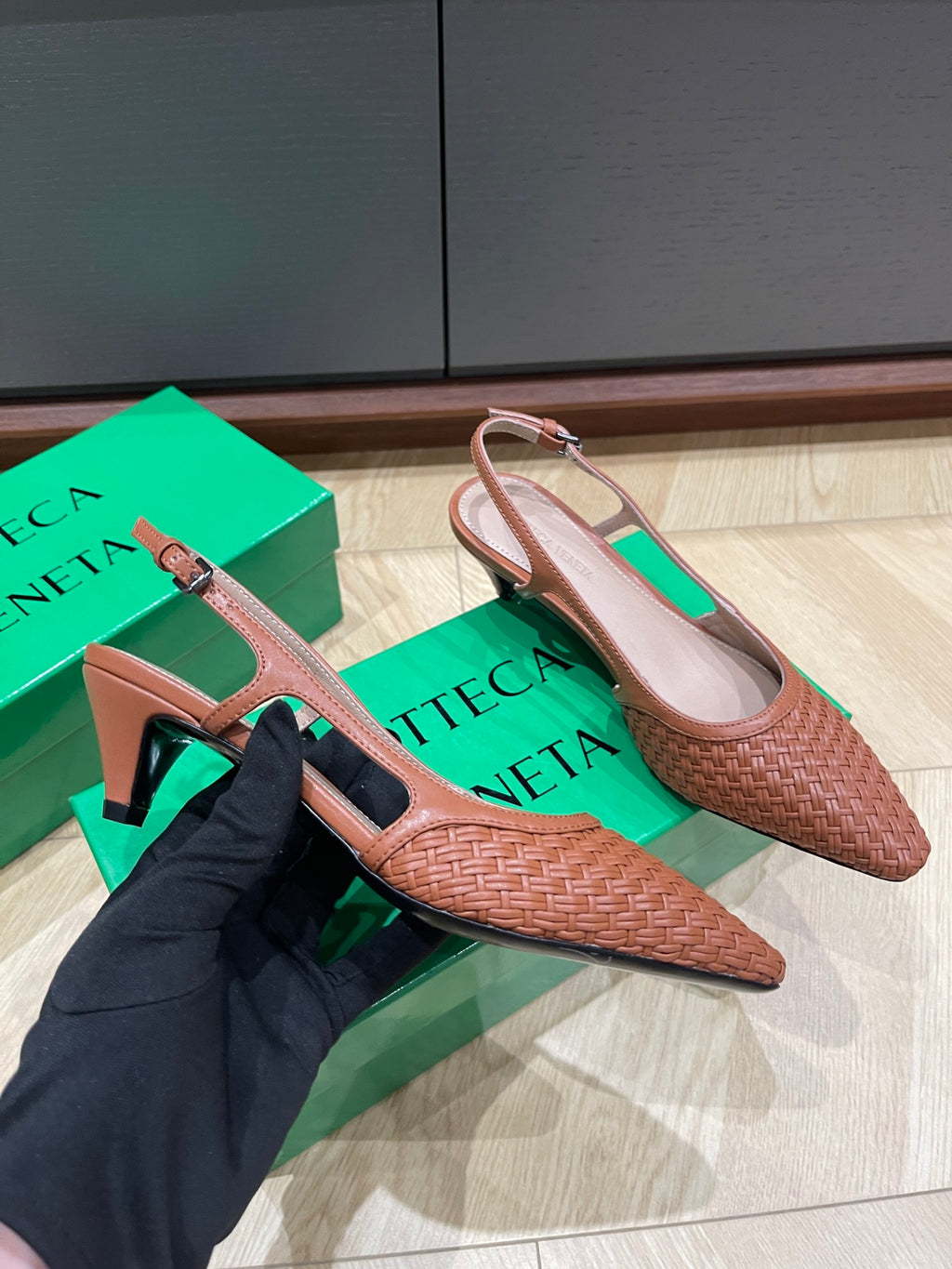 Bottega Veneta SIZE35 Green & Red Sandals EU 35-39 - detail image 3