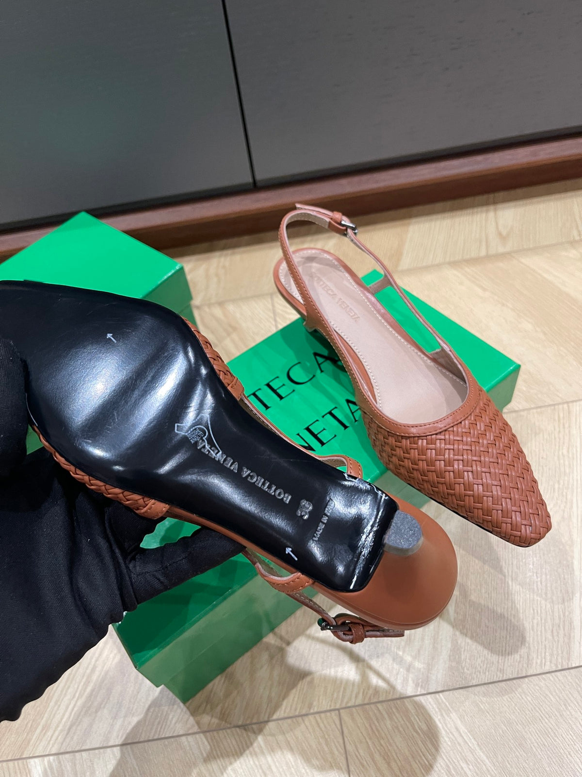 Bottega Veneta SIZE35 Green & Red Sandals EU 35-39 - detail image 8