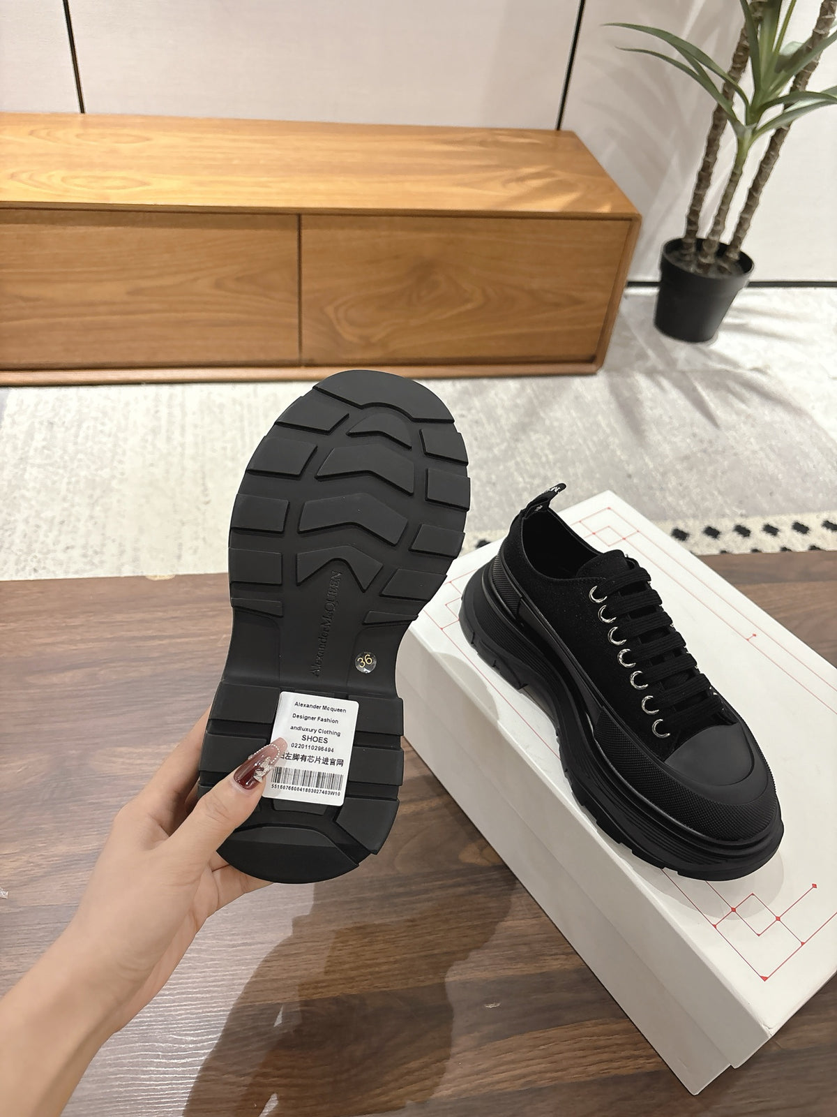 Alexander McQueen Black & Brown Designer Shoes EU 35-44 Edition 4 - detail image 9