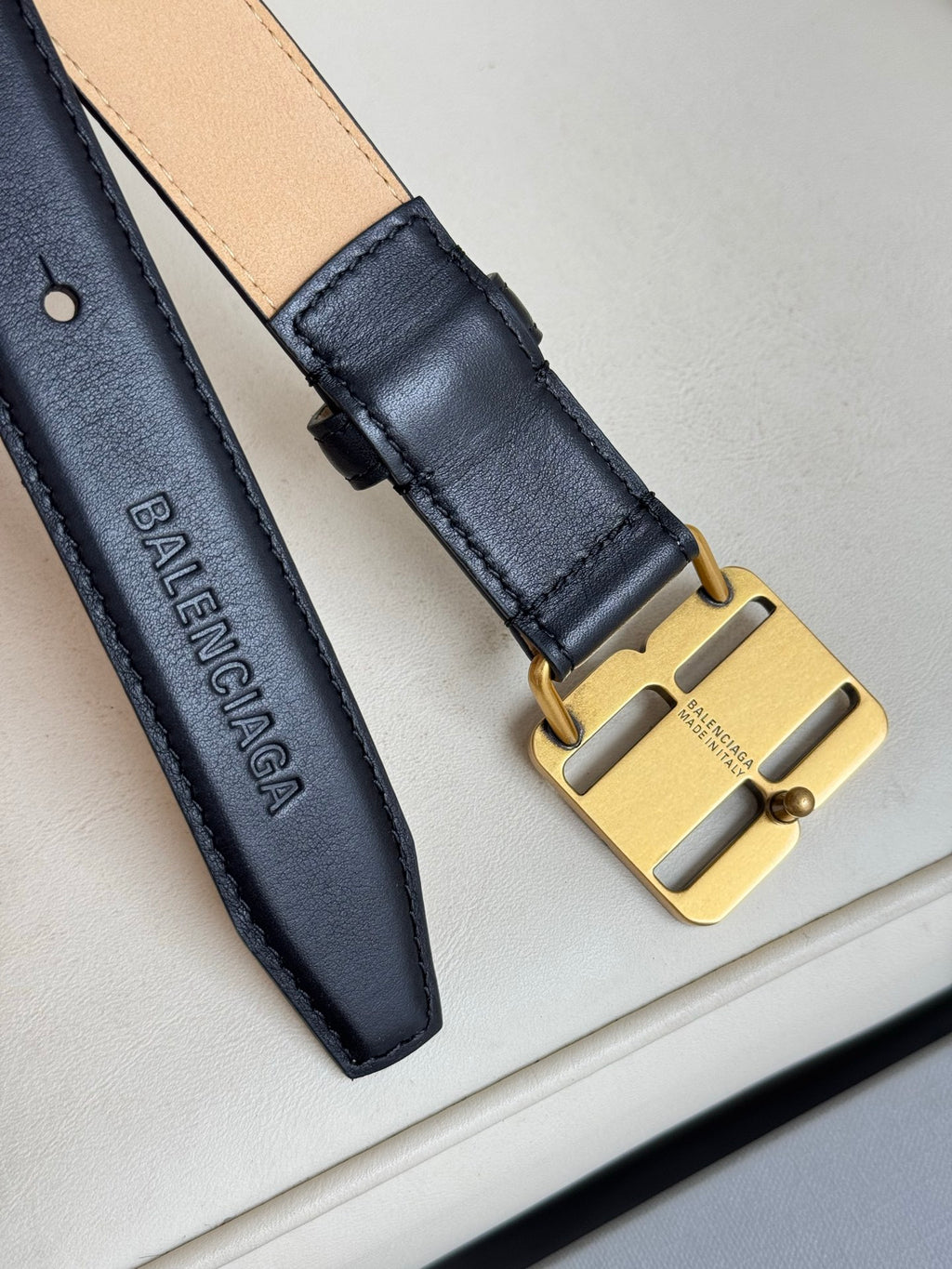 Balenciaga BALENCIAGA2025 Black & Gold Designer Belt Edition 3 - detail image 6