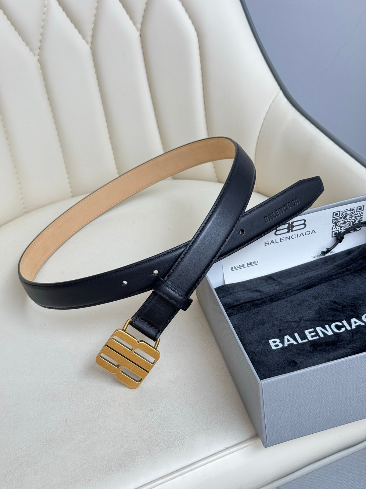 Balenciaga BALENCIAGA2025 Black & Gold Designer Belt Edition 3 - detail image 3