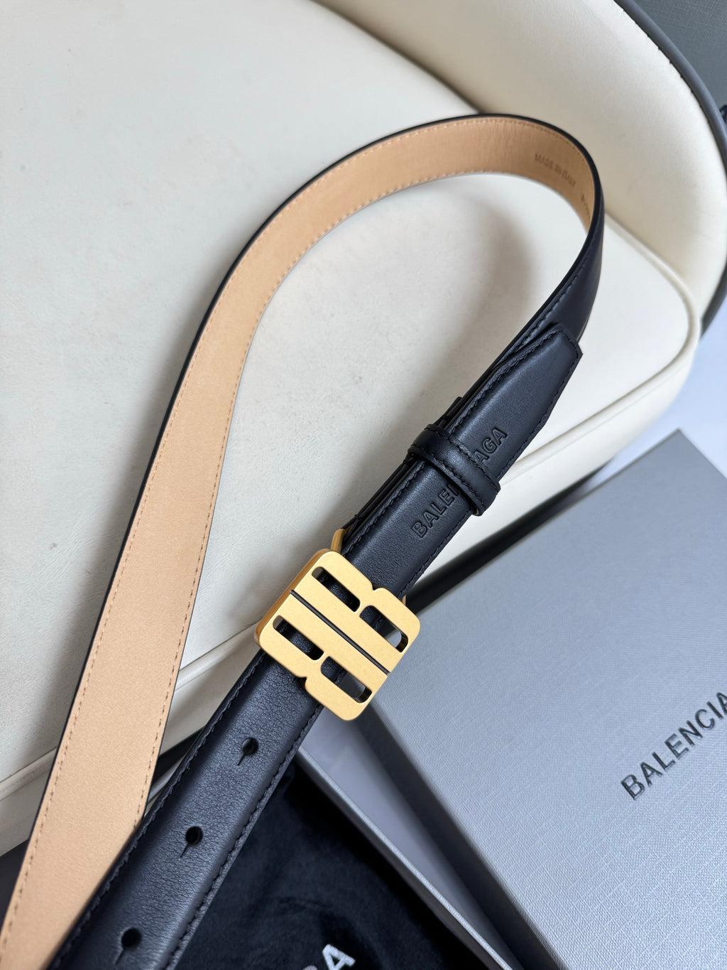 Balenciaga BALENCIAGA2025 Black & Gold Designer Belt Edition 3 - detail image 7