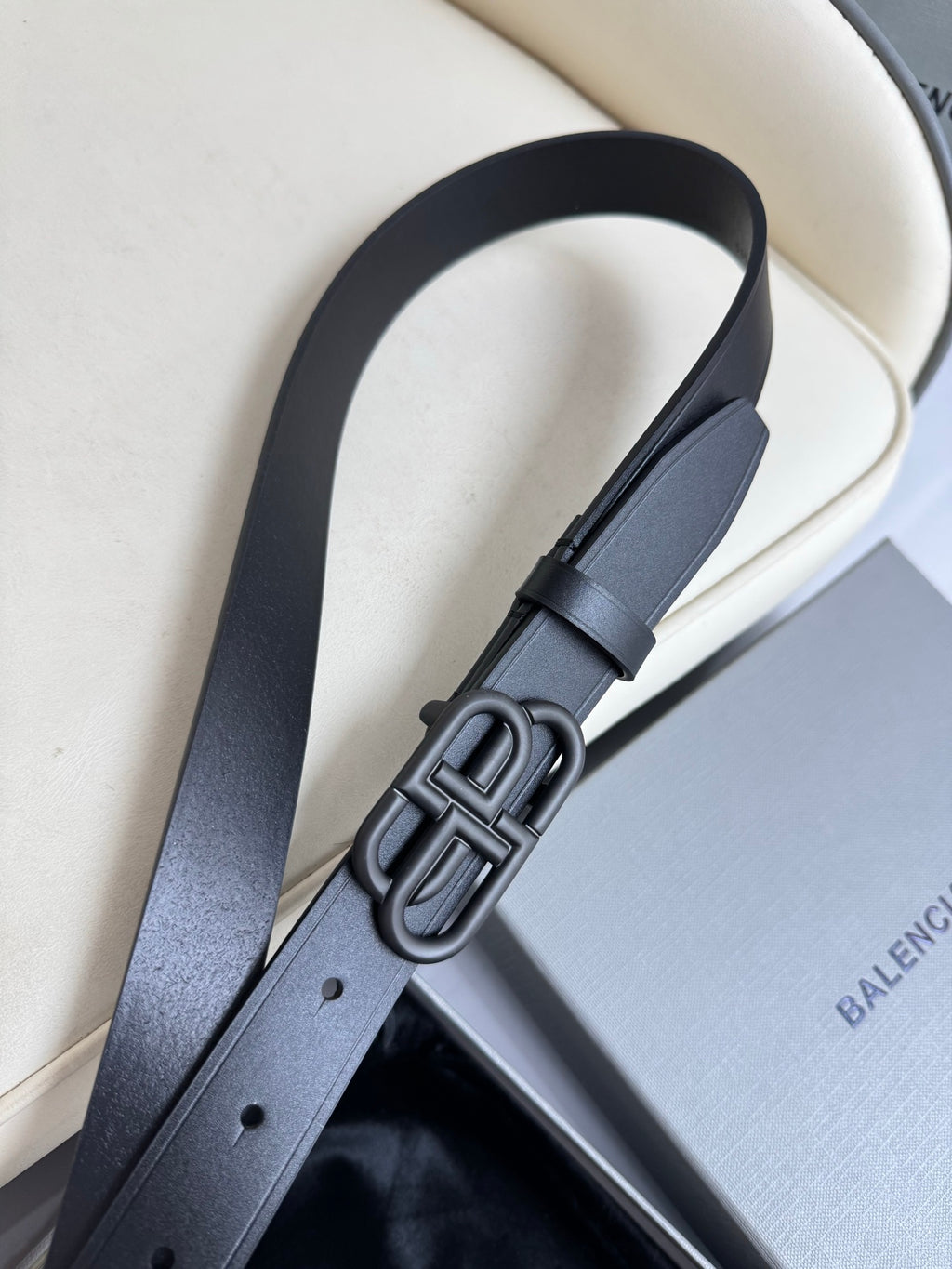 Balenciaga BALENCIAGA2025 Black Designer Belt - detail image 7
