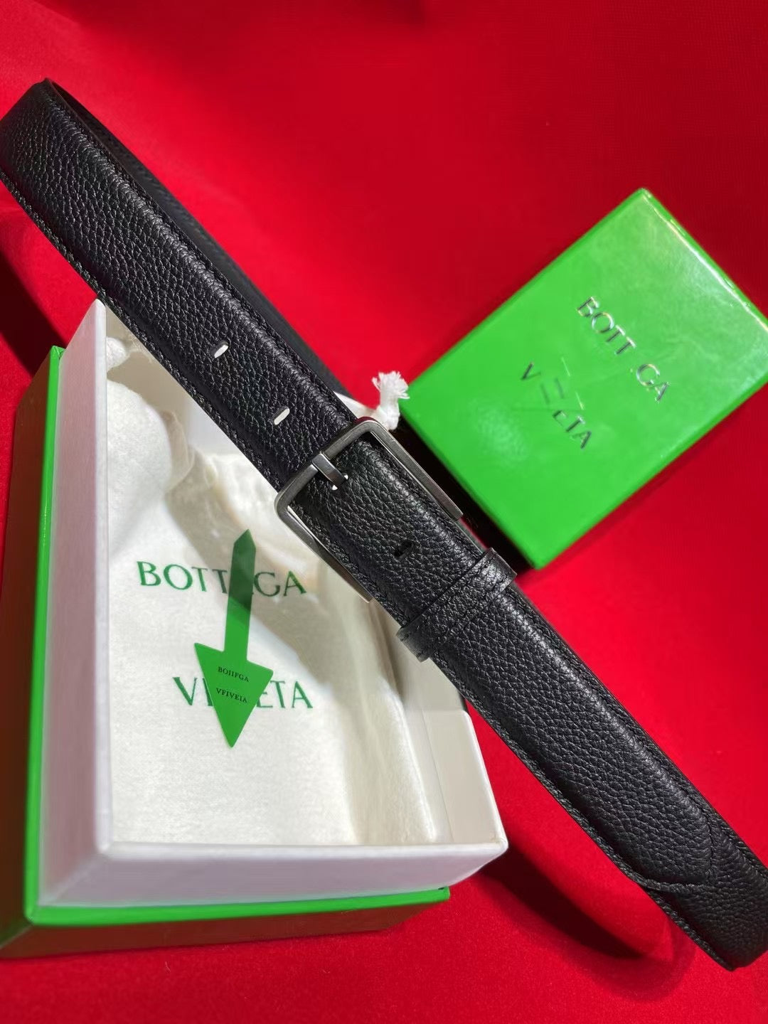 Bottega Veneta Black & Silver Designer Belt Edition 2 - detail image 3