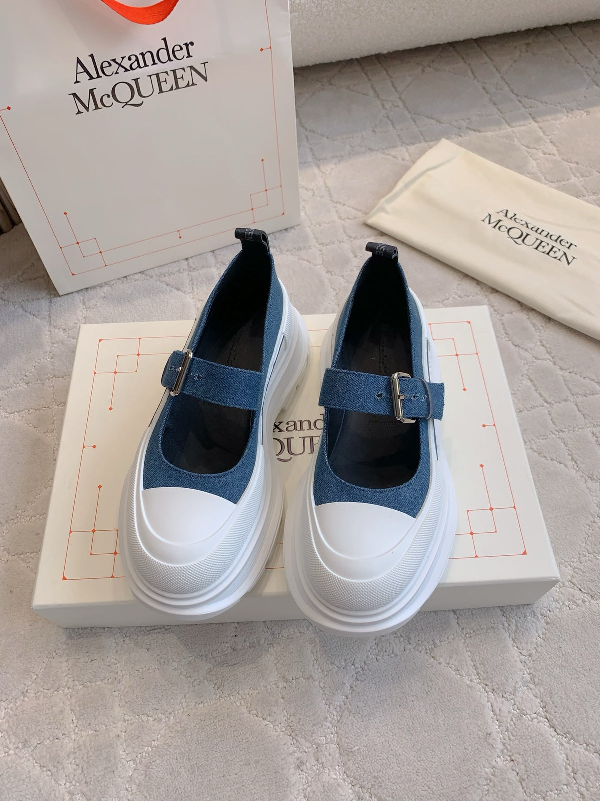 Alexander McQueen Black Designer Shoes EU 35-39 Edition 20