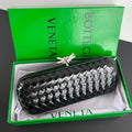 Bottega Veneta Black & Green Designer Handbag