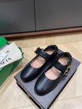 Bottega Veneta Black Ballet Flats EU 35-40