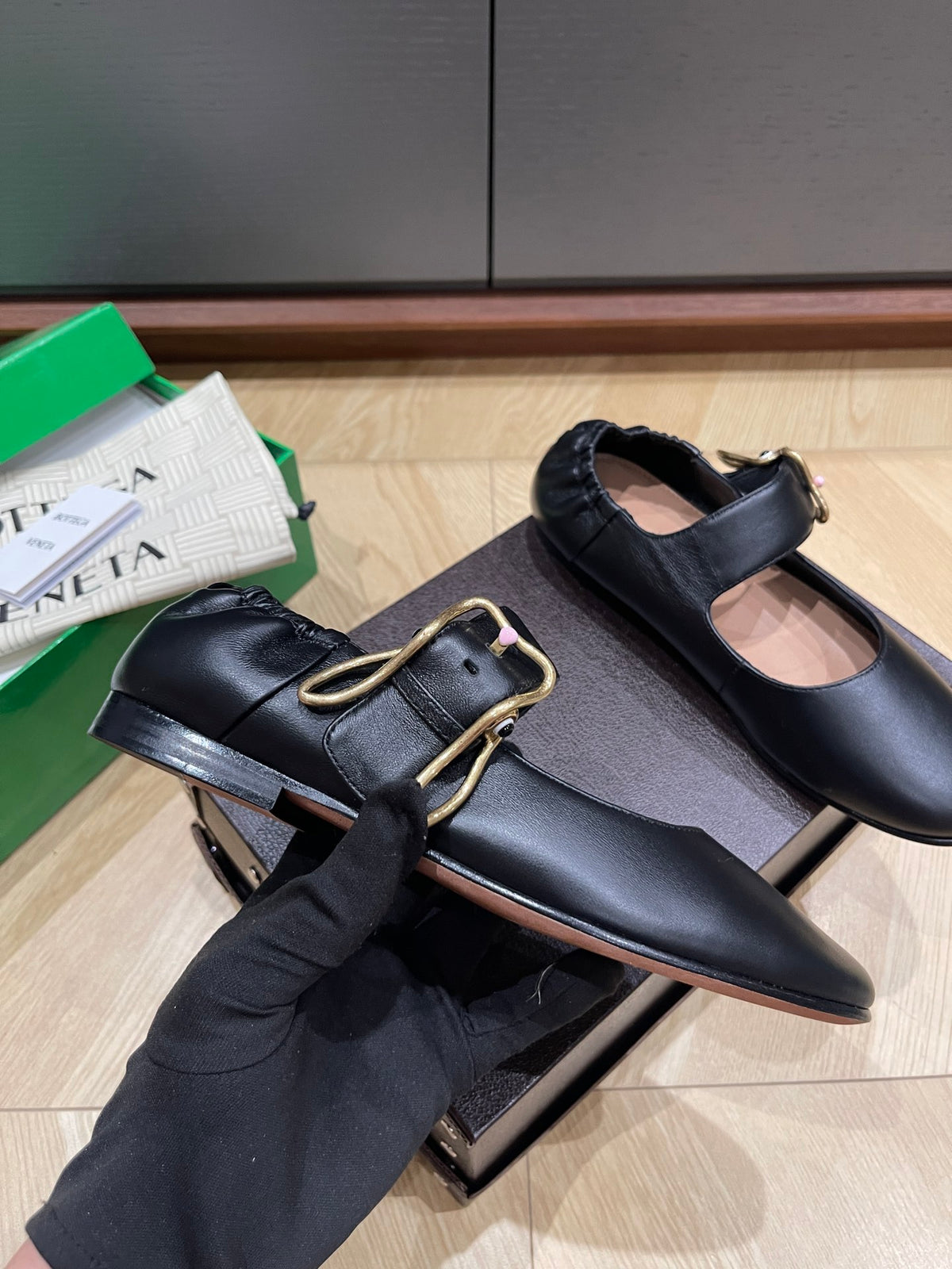 Bottega Veneta Black Ballet Flats EU 35-40 - detail image 3