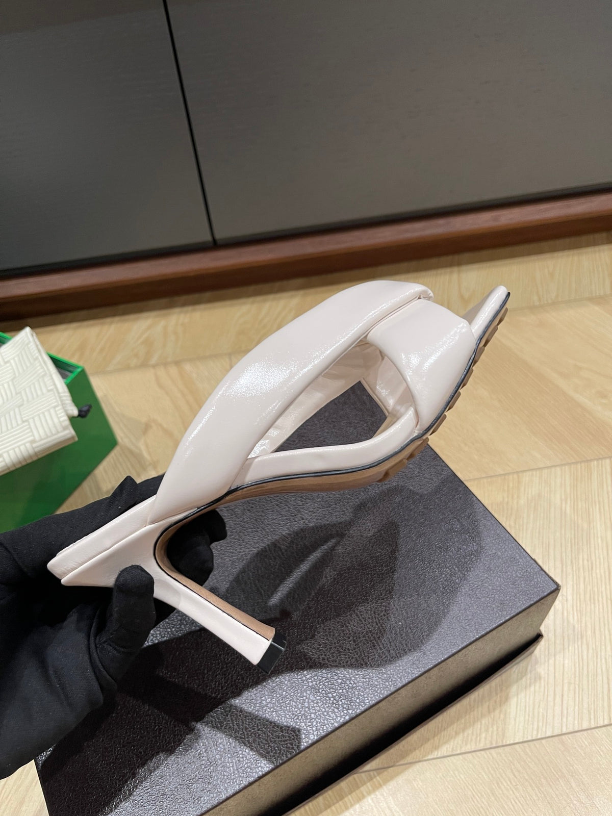 Bottega Veneta Black & Brown Slides EU 35-39 - detail image 5