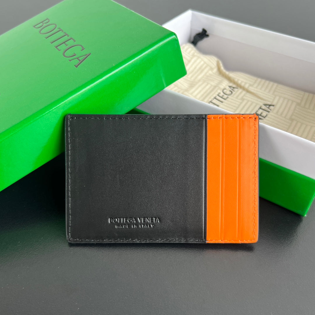 Bottega Veneta Black & Green Card Holder Edition 3 - detail image 2