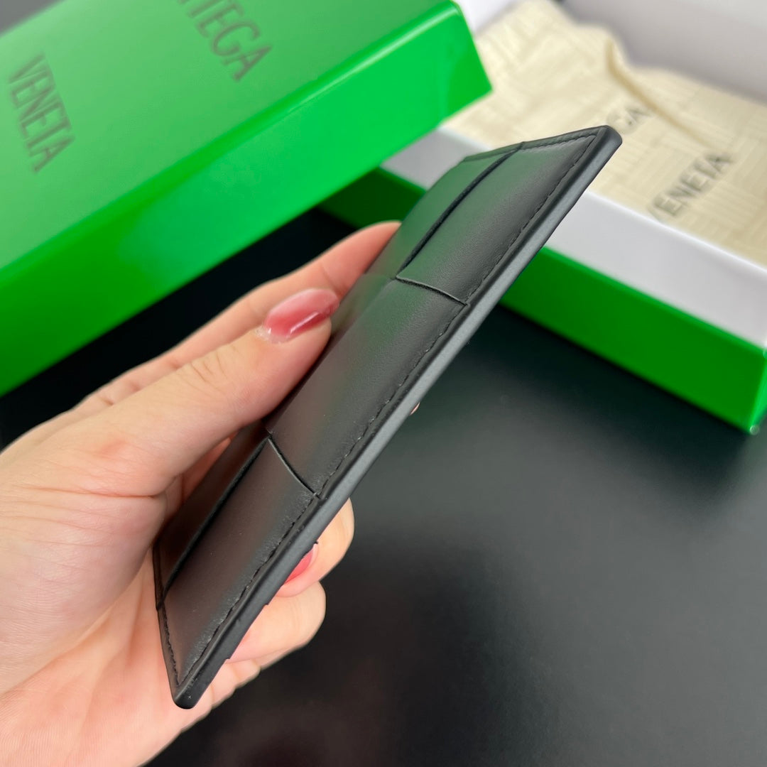 Bottega Veneta Black & Green Card Holder Edition 3 - detail image 6