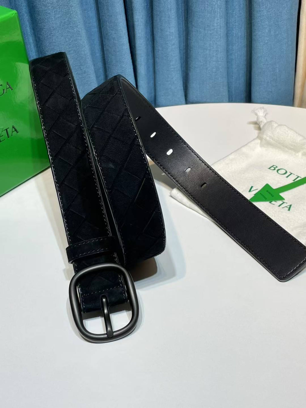 Bottega Veneta 837520V1QE12145 Black Designer Belt - detail image 5