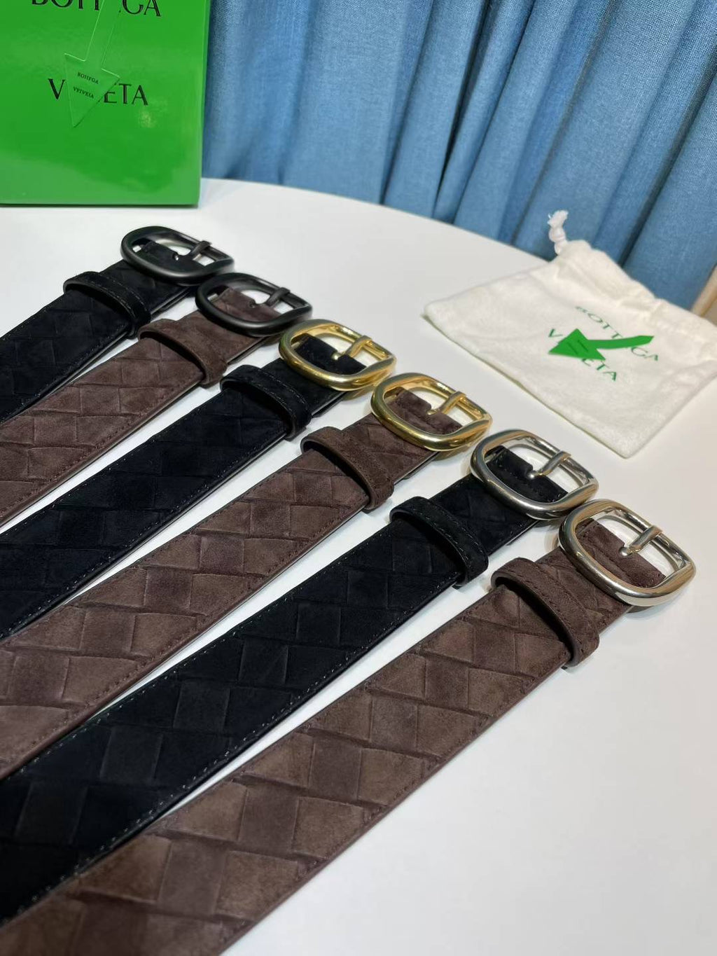 Bottega Veneta Black Designer Belt Edition 4