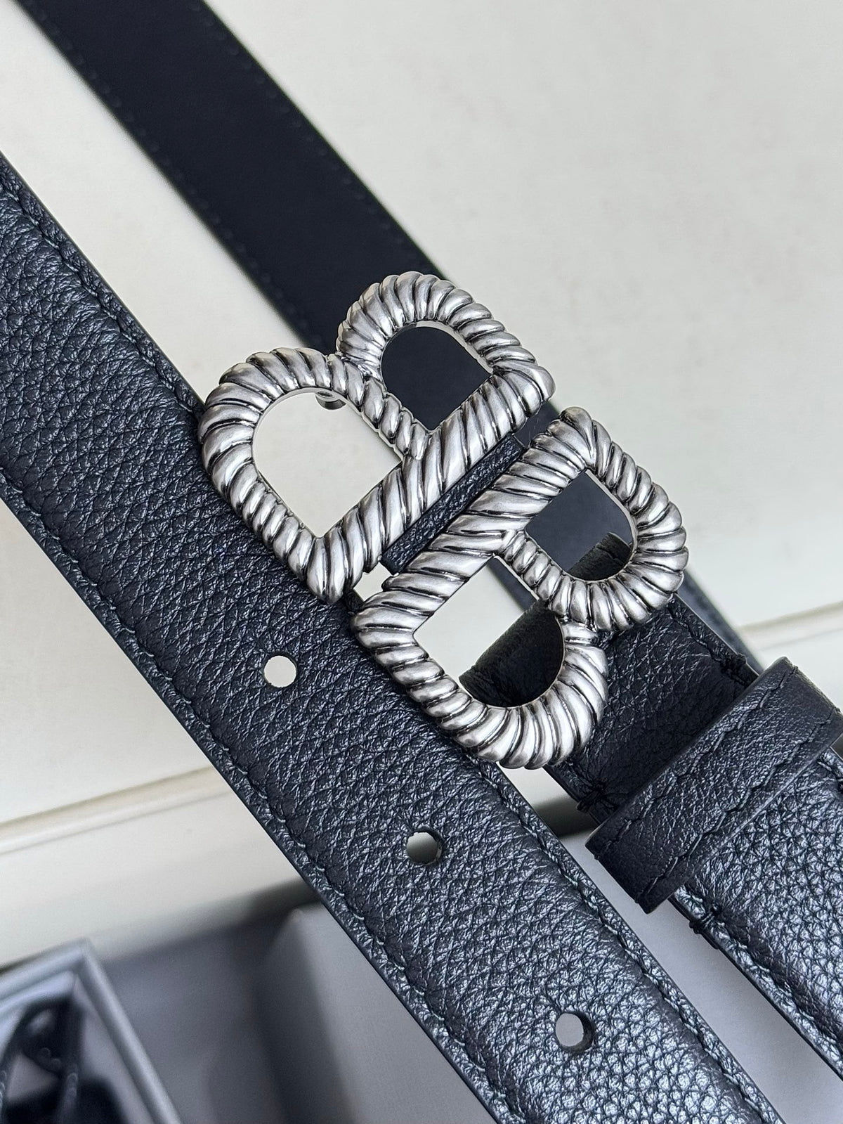 Balenciaga Black & Silver Designer Belt Edition 3 - detail image 6