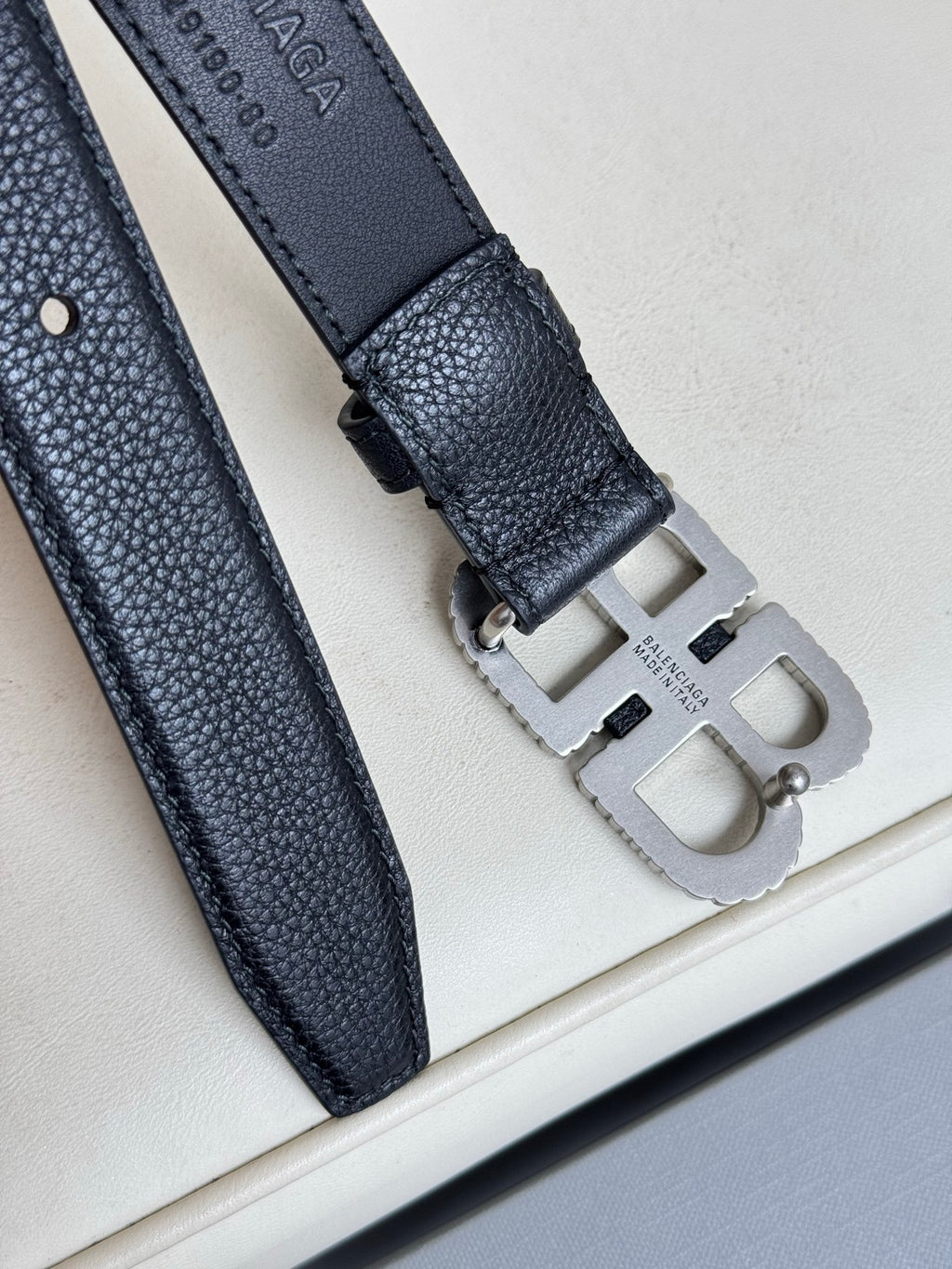 Balenciaga Black & Silver Designer Belt Edition 3 - detail image 7