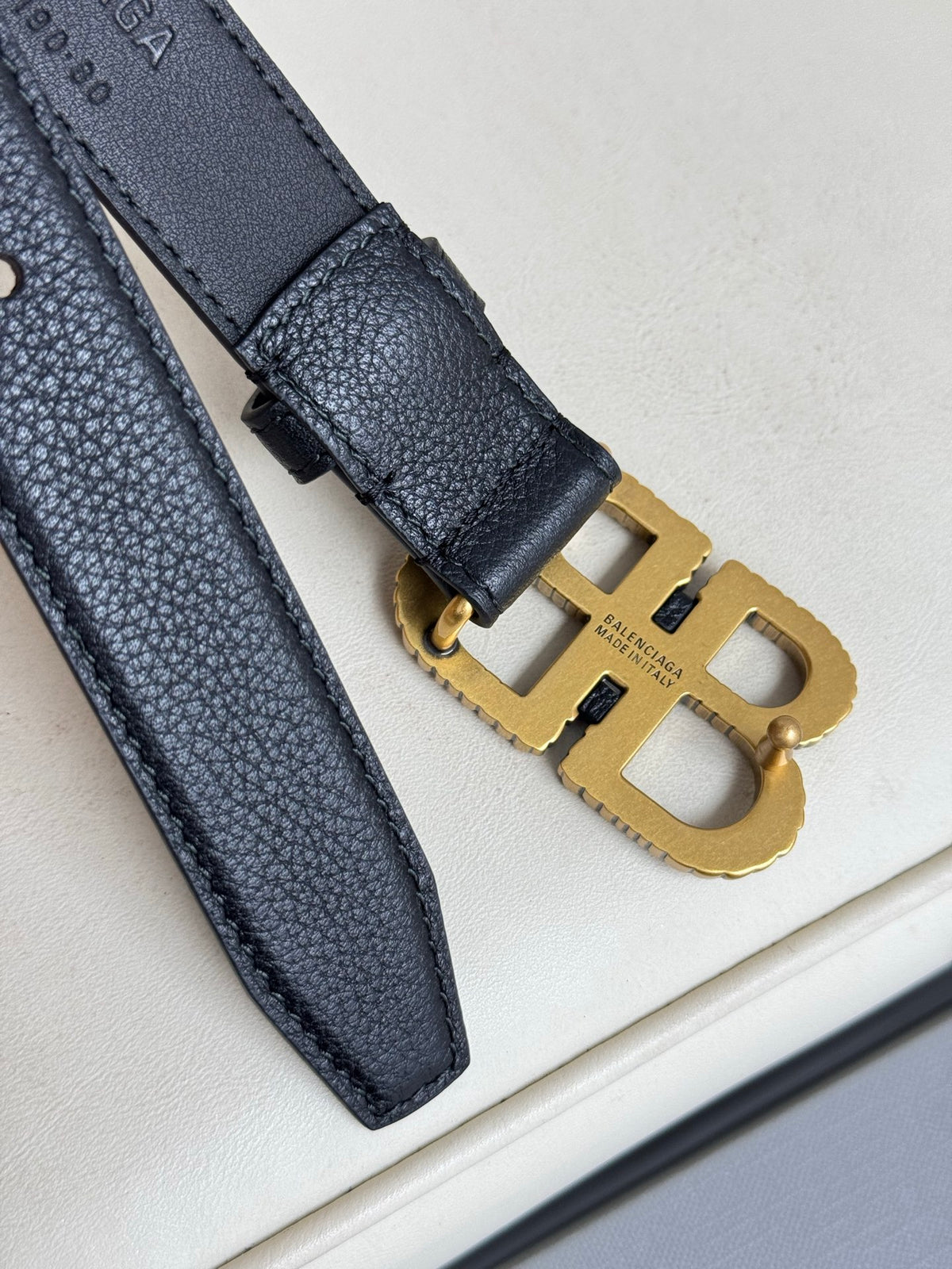 Balenciaga Black & Gold Designer Belt Edition 3 - detail image 6