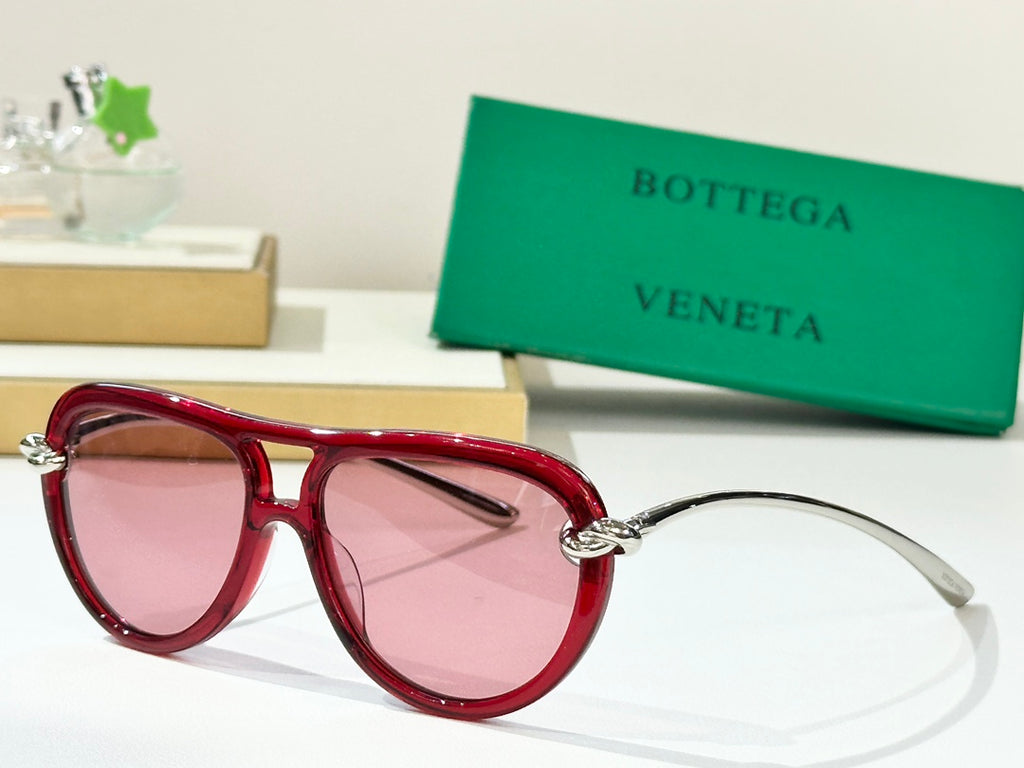 Bottega Veneta BV1418S Green Designer Sunglasses 58-15-145 mm Edition 3 - detail image 4
