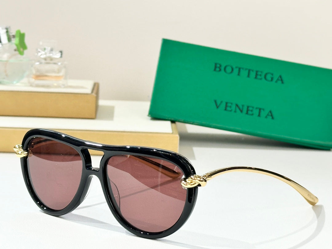 Bottega Veneta BV1418S Green Designer Sunglasses 58-15-145 mm Edition 3 - detail image 8
