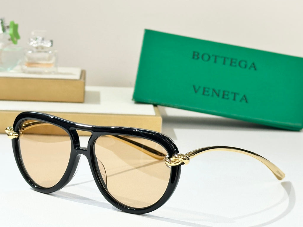 Bottega Veneta BV1418S Green Designer Sunglasses 58-15-145 mm Edition 3 - detail image 9