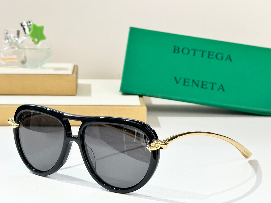 Bottega Veneta BV1418S Green Designer Sunglasses 58-15-145 mm Edition 3 - detail image 5