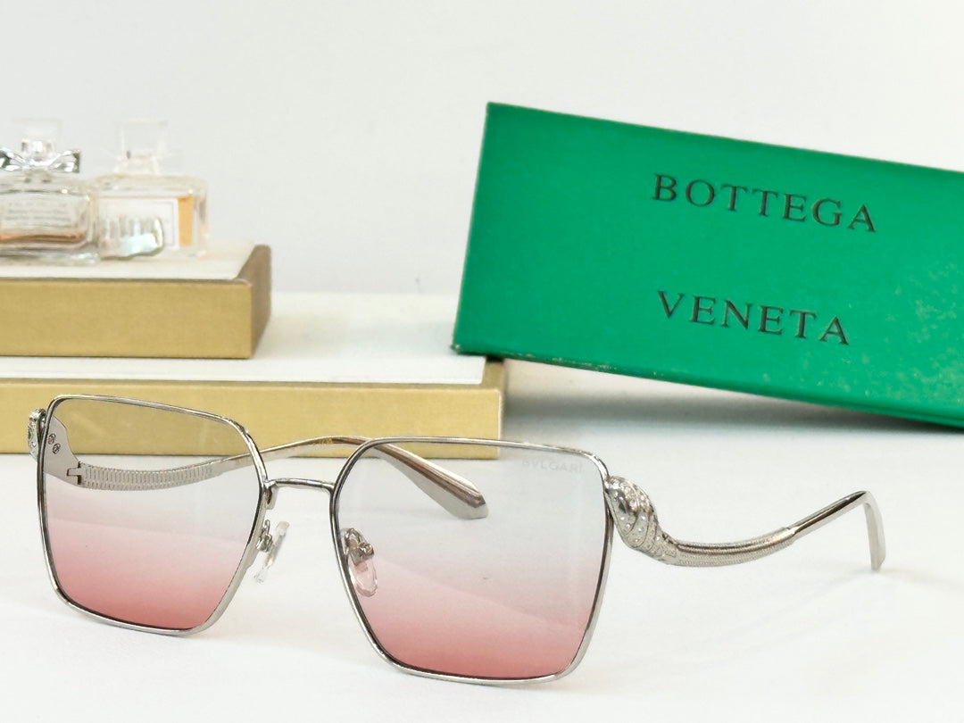 Bottega Veneta BV1427LU Green & Gold Designer Sunglasses 61-17-138 mm - detail image 4