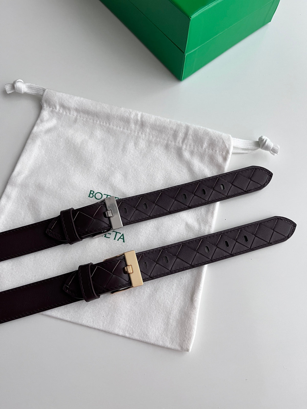 Bottega Veneta Black Designer Belt Edition 26