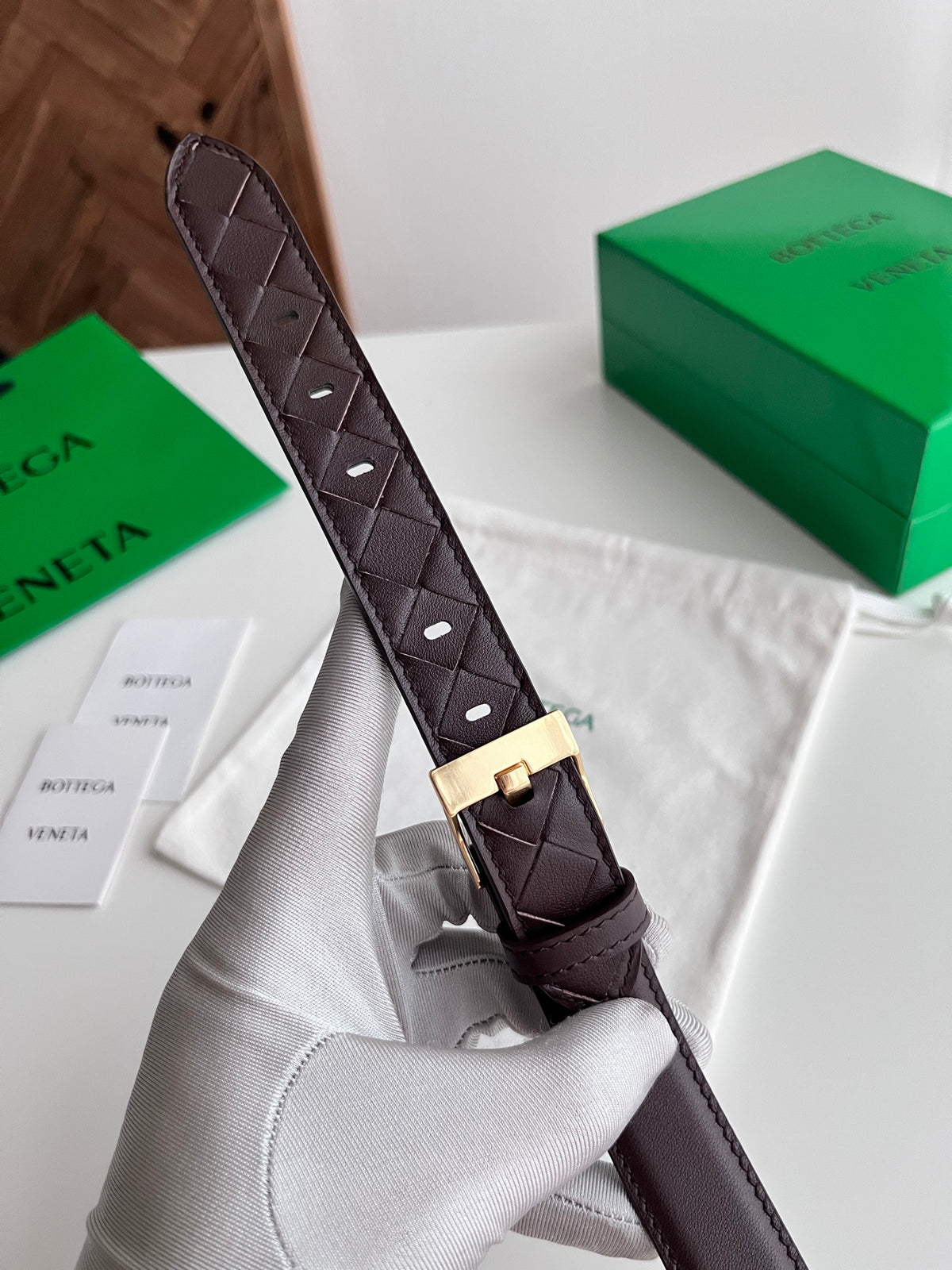 Bottega Veneta 836927V4R451019 Brown Designer Watch - detail image 4
