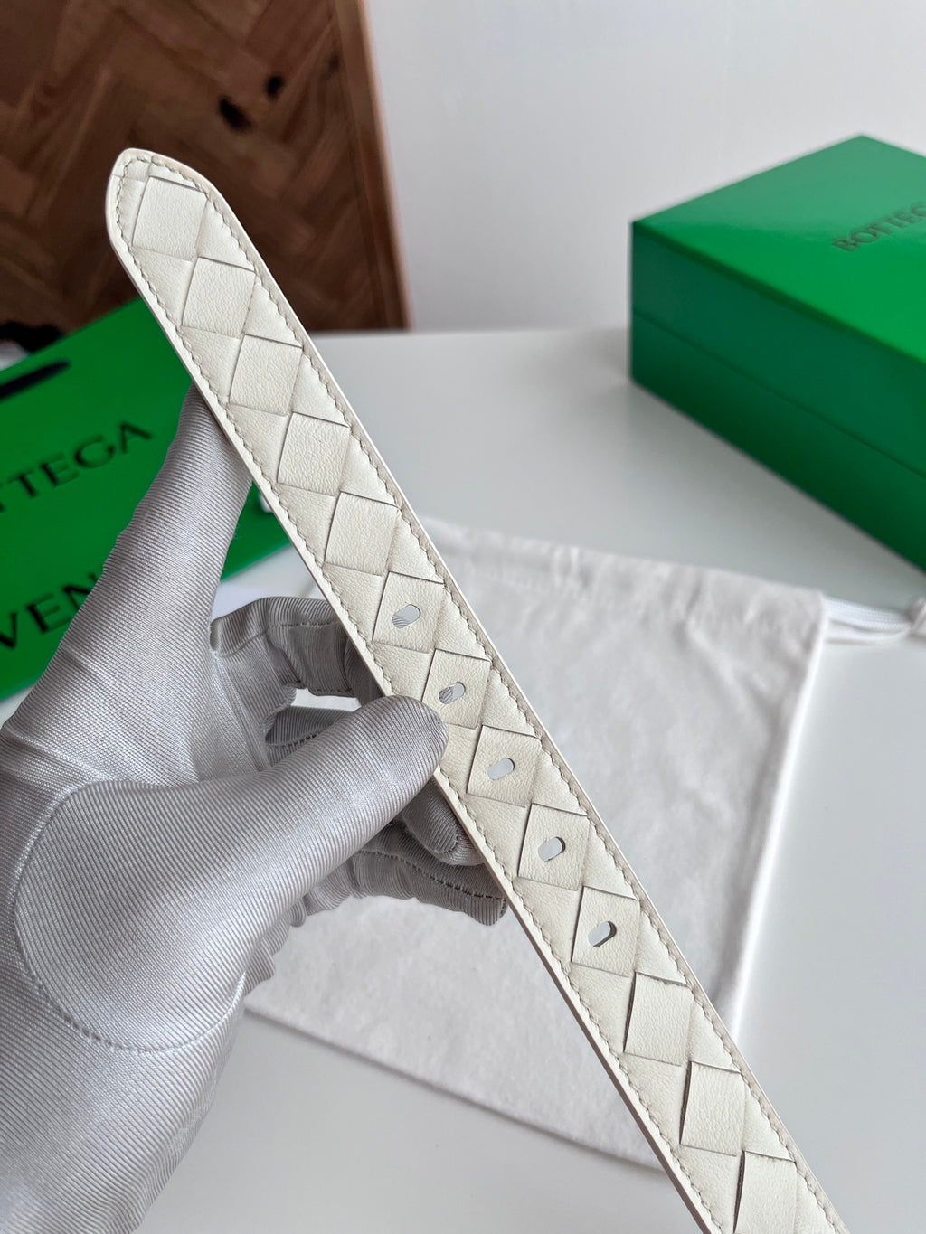 Bottega Veneta BV2025 Silver & Green Designer Watch Edition 3 - detail image 6