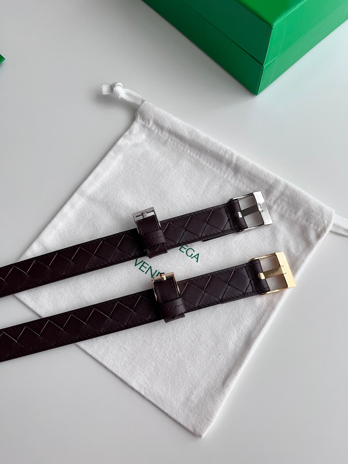Bottega Veneta Black Designer Belt Edition 21