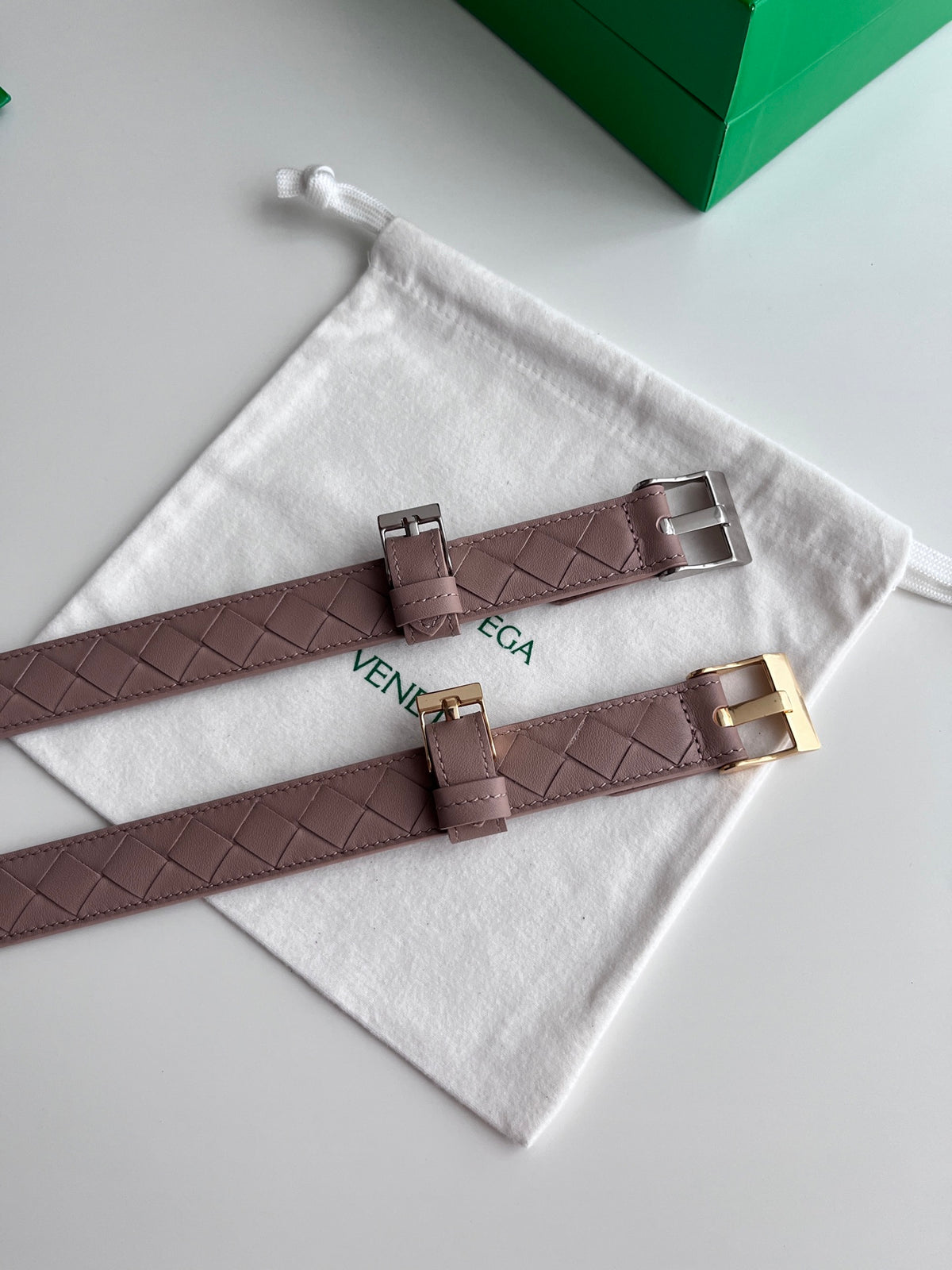 Bottega Veneta Pink Designer Belt Edition 2