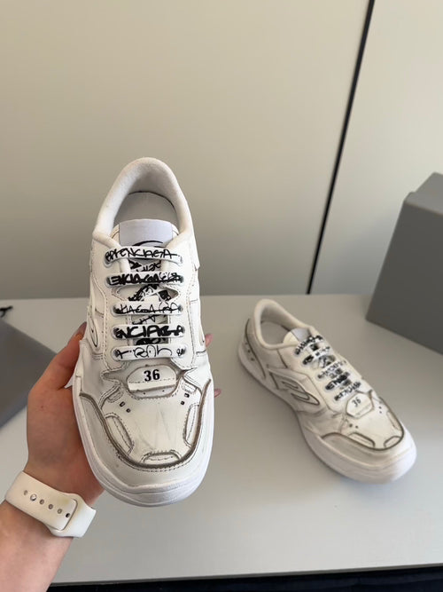 Balenciaga White Designer Shoes EU 35-45