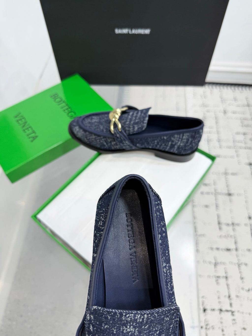 Bottega Veneta Black & Green Designer Shoes EU 35-42 Edition 31 - detail image 8