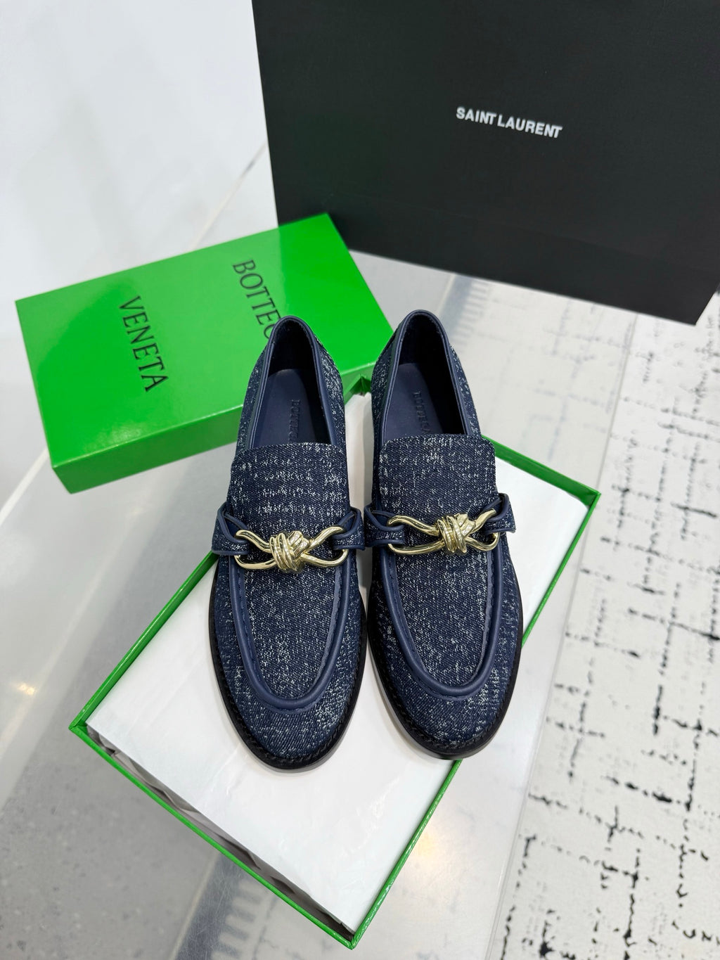 Bottega Veneta Black & Green Designer Shoes EU 35-42 Edition 31