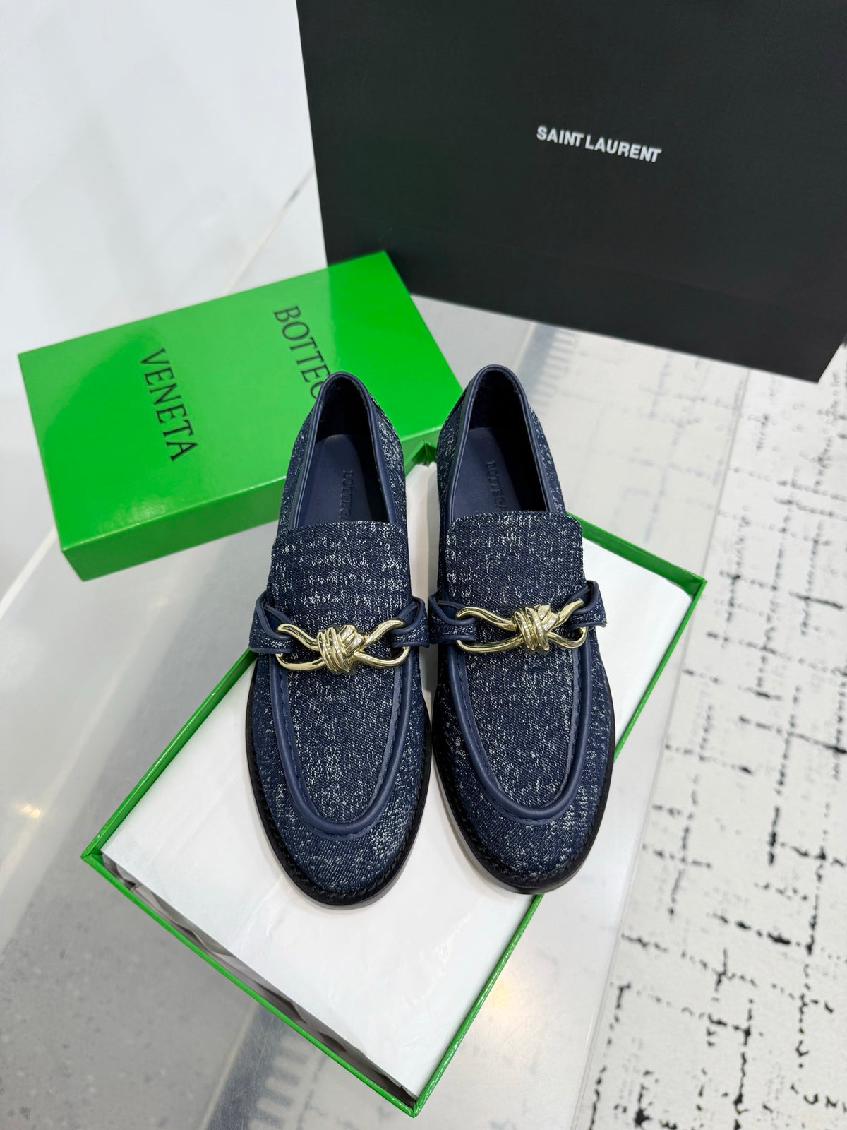 Bottega Veneta Black & Green Designer Shoes EU 35-42 Edition 31