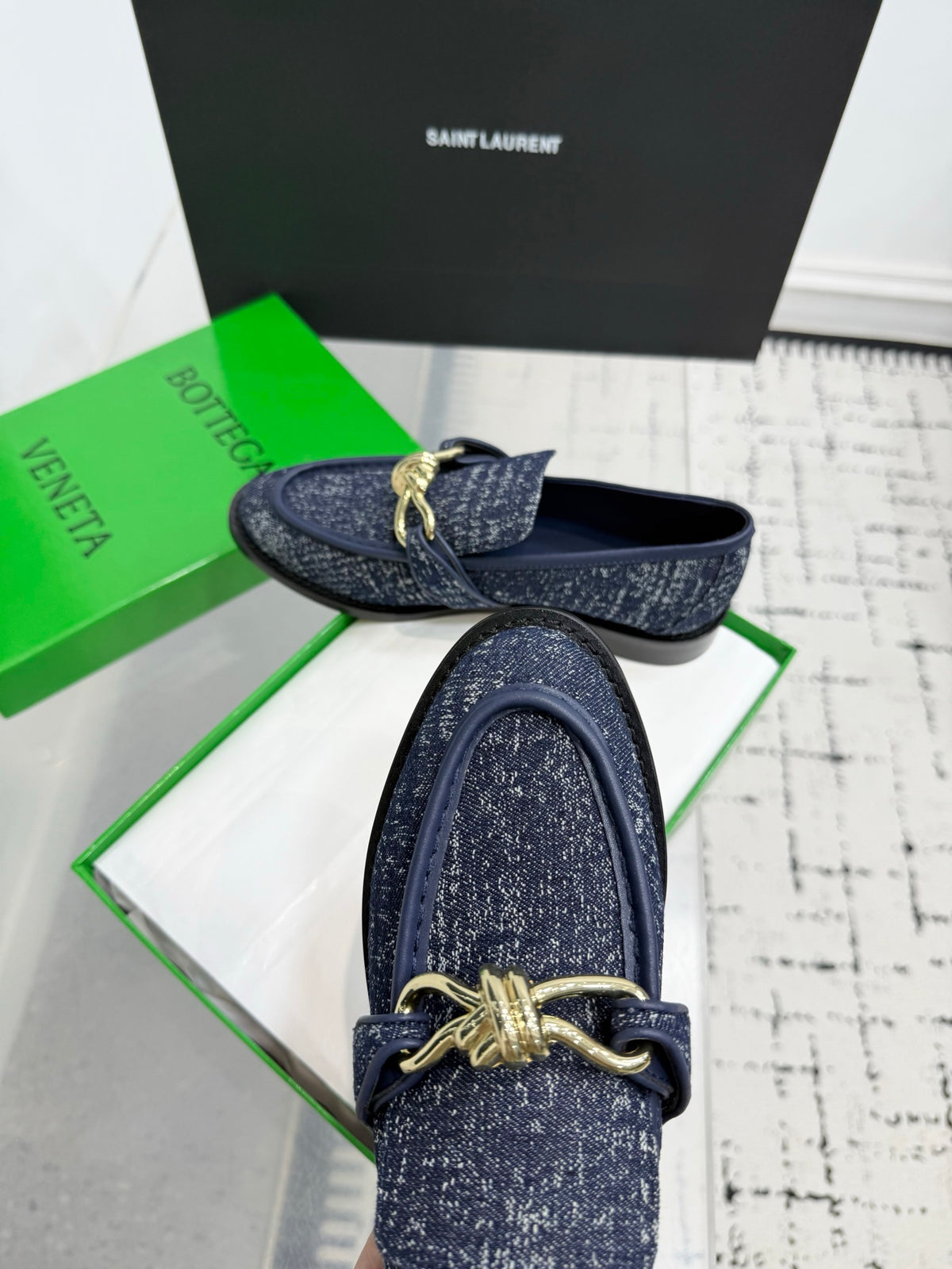 Bottega Veneta Black & Green Designer Shoes EU 35-42 Edition 31 - detail image 7
