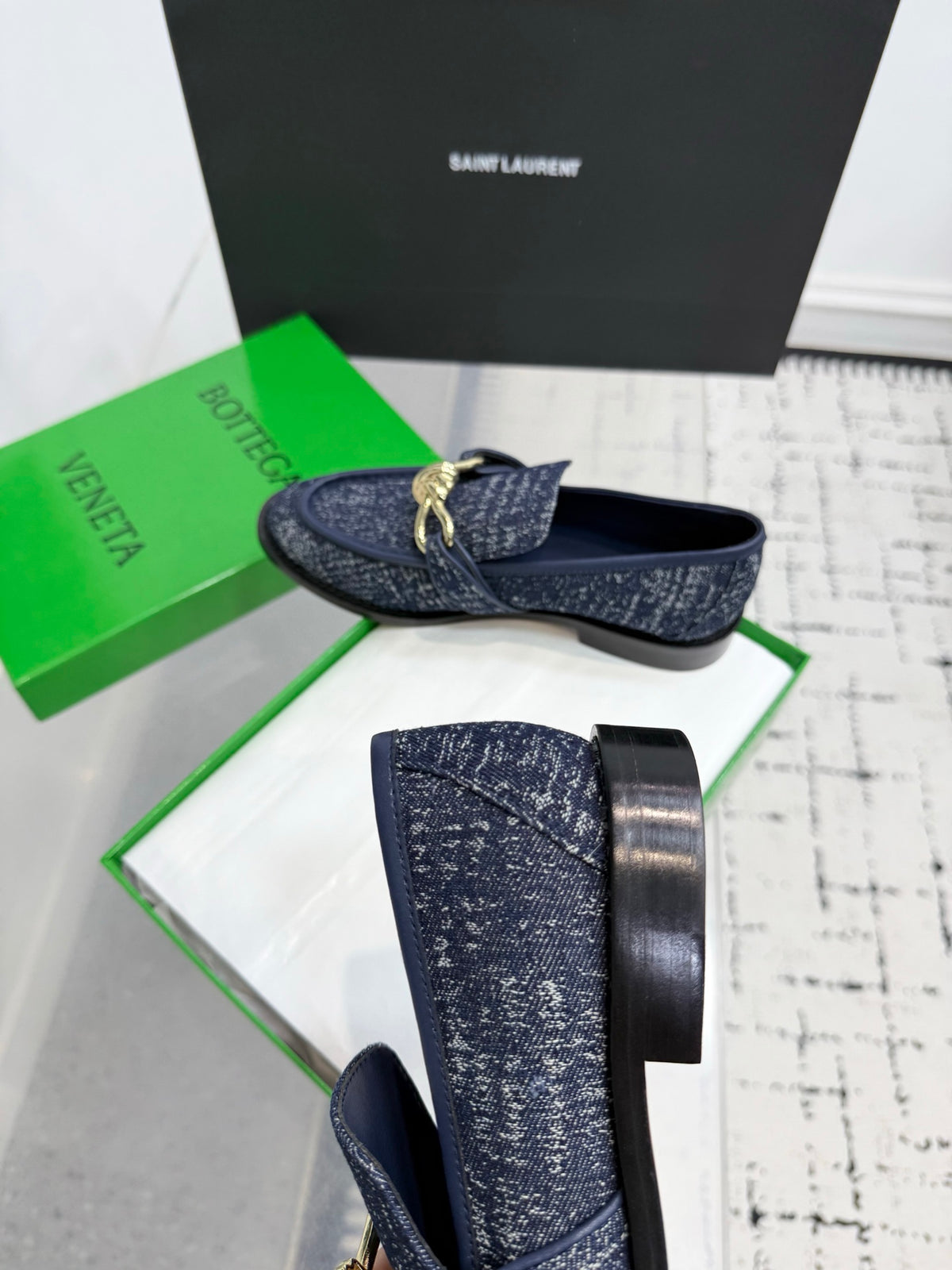 Bottega Veneta Black & Green Designer Shoes EU 35-42 Edition 31 - detail image 9