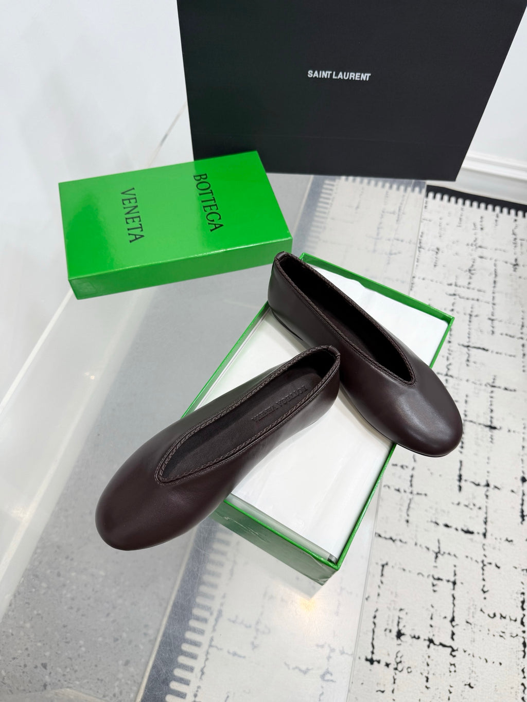 Bottega Veneta Black & Green Designer Shoes EU 35-42 Edition 23 - detail image 5