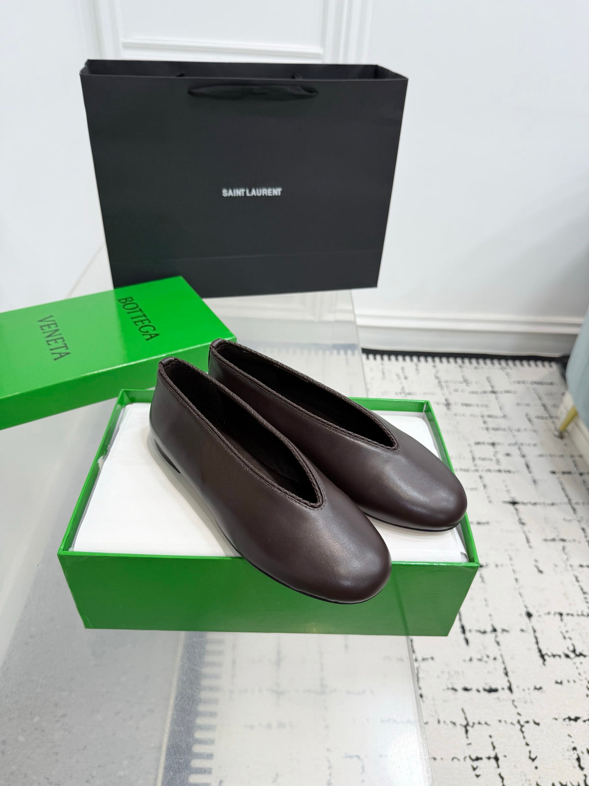 Bottega Veneta Black & Green Designer Shoes EU 35-42 Edition 23 - detail image 2