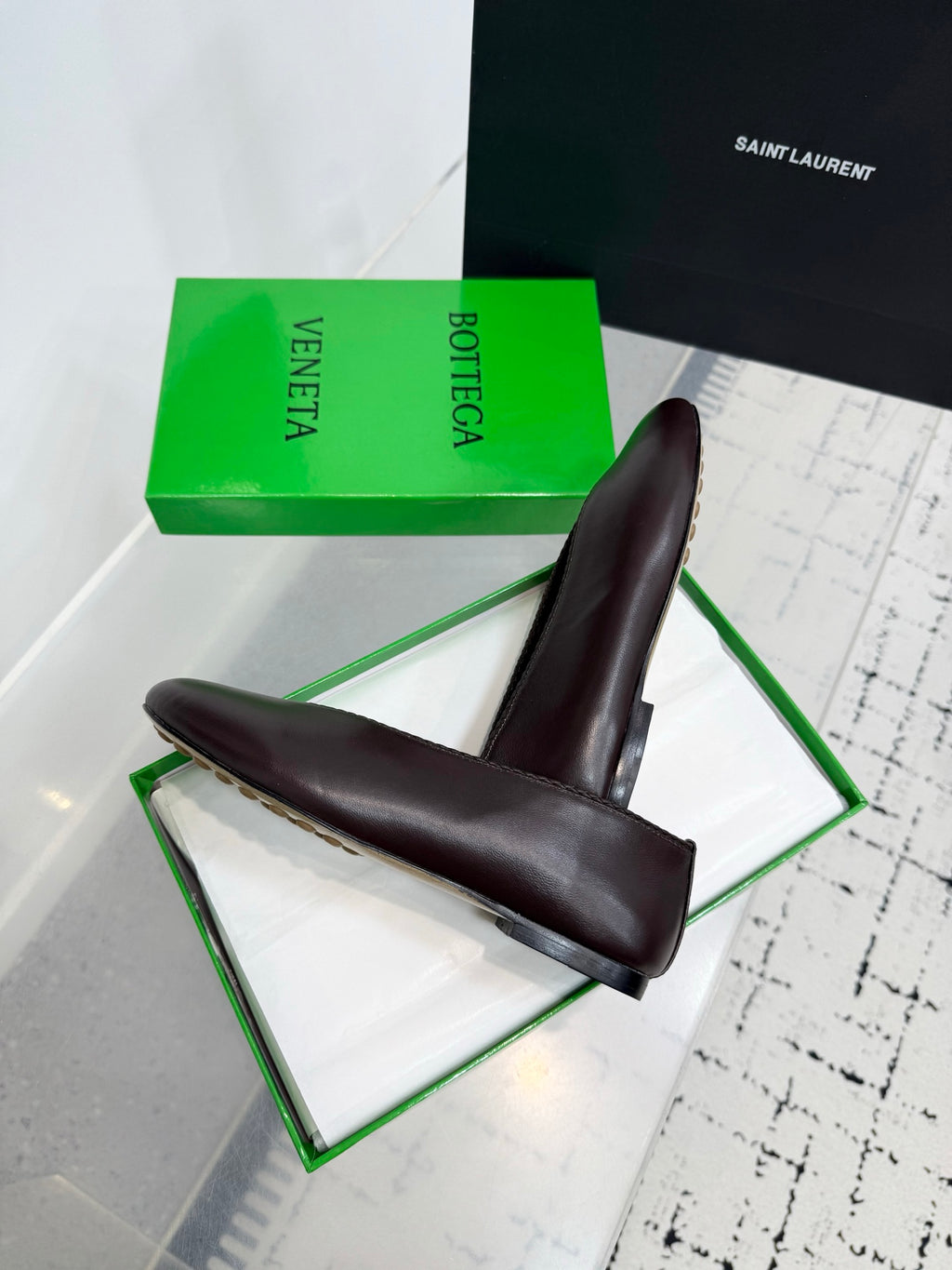 Bottega Veneta Black & Green Designer Shoes EU 35-42 Edition 23 - detail image 4