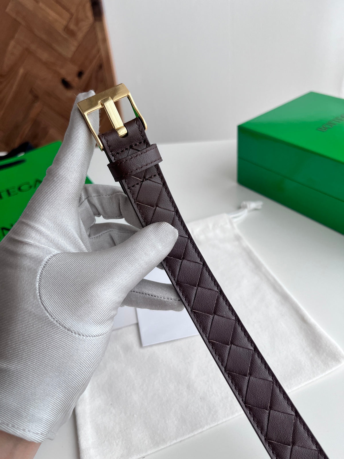 Bottega Veneta 786119V2ZL42190 Brown Designer Watch - detail image 3