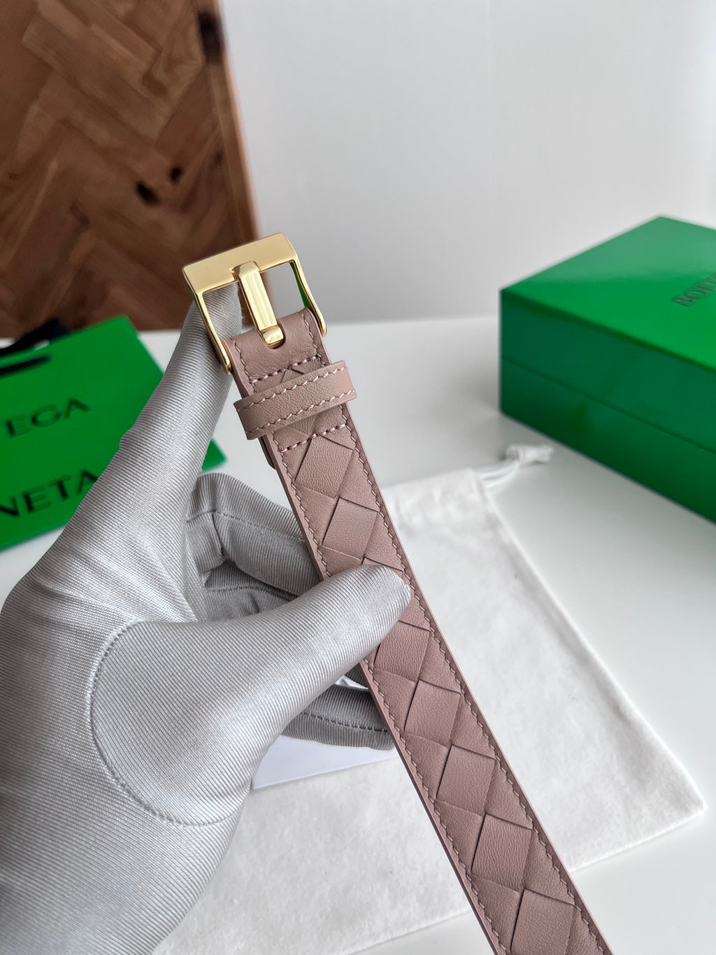 Bottega Veneta 799048V4R439104 Pink Designer Watch - detail image 3