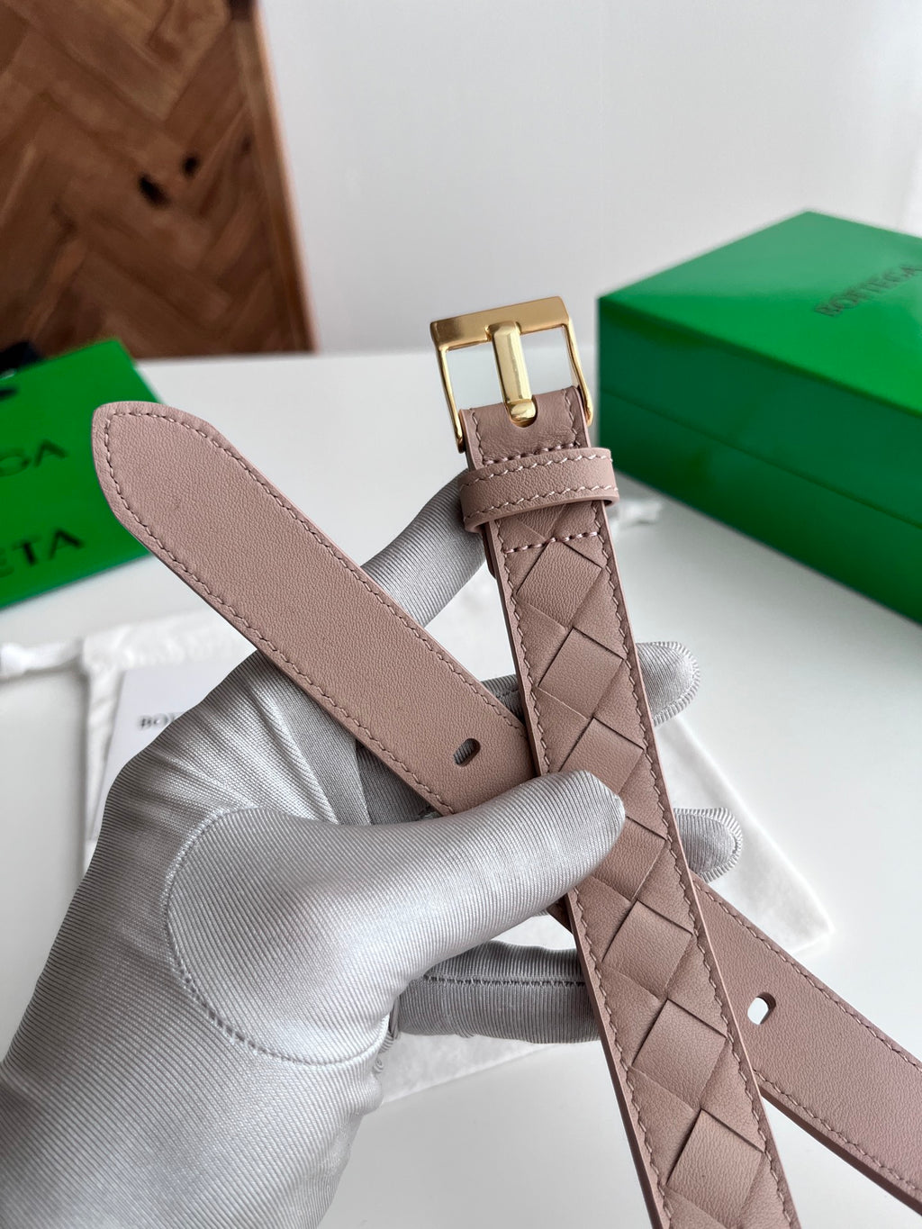 Bottega Veneta 799048V4R439104 Pink Designer Watch - detail image 4