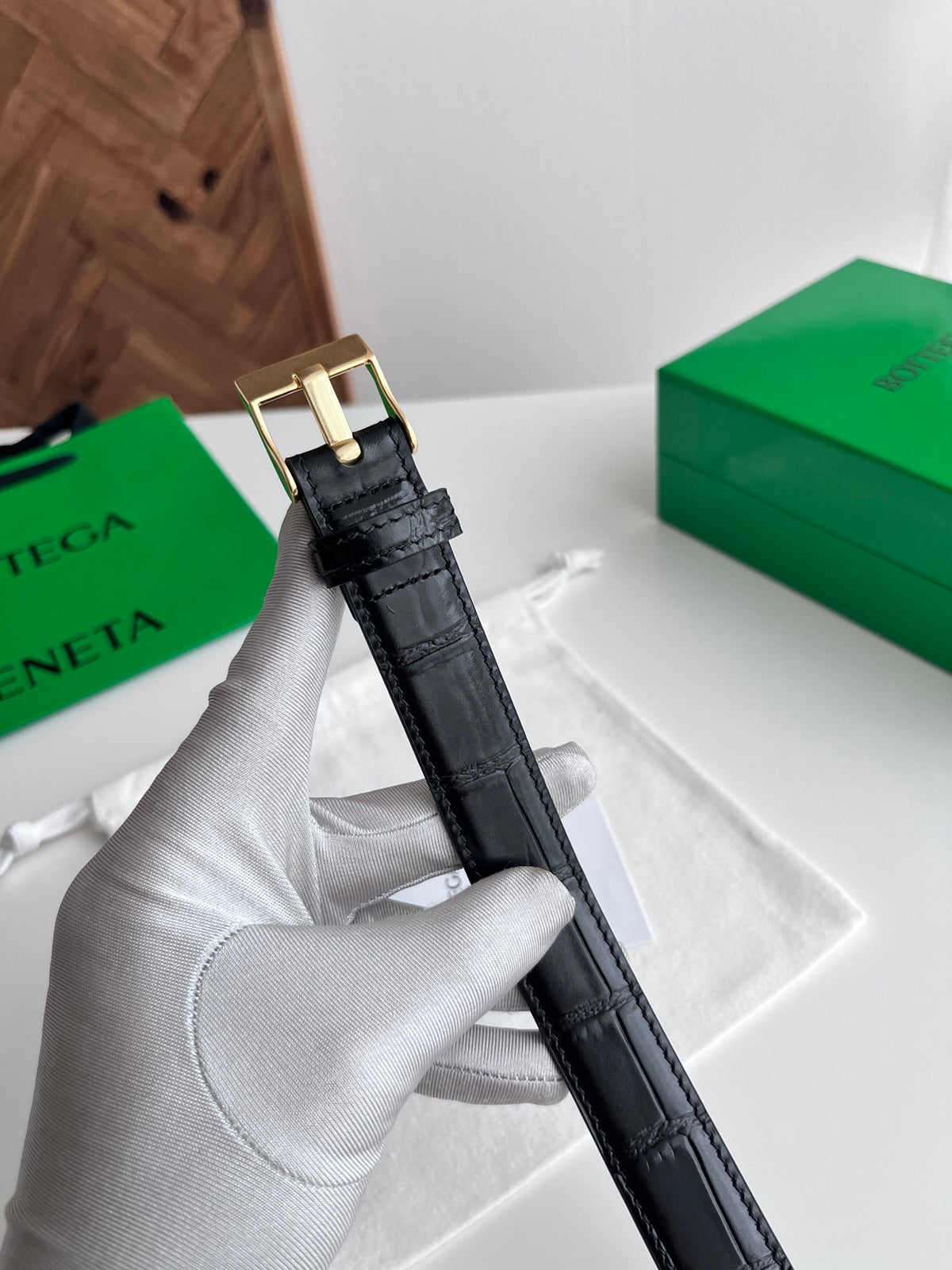 Bottega Veneta Black Designer Belt Edition 14 - detail image 3