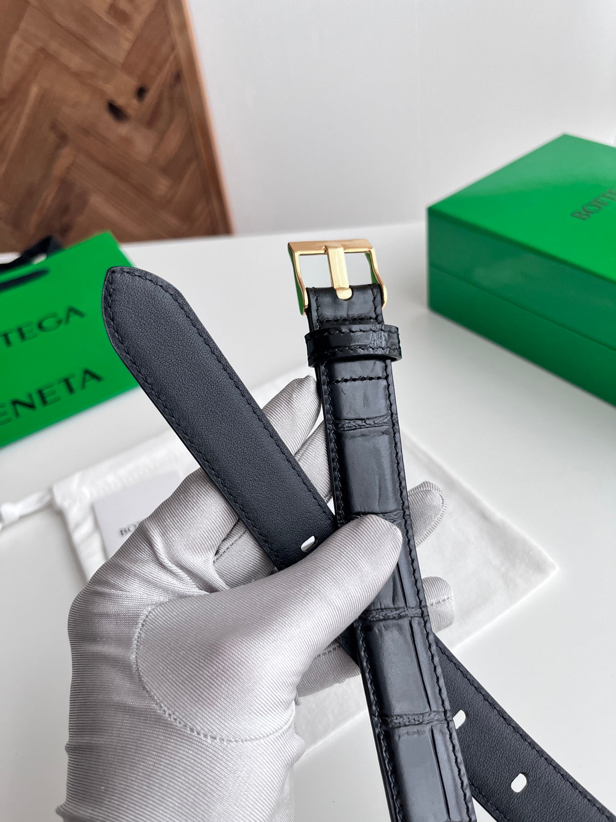 Bottega Veneta Black Designer Belt Edition 14 - detail image 4