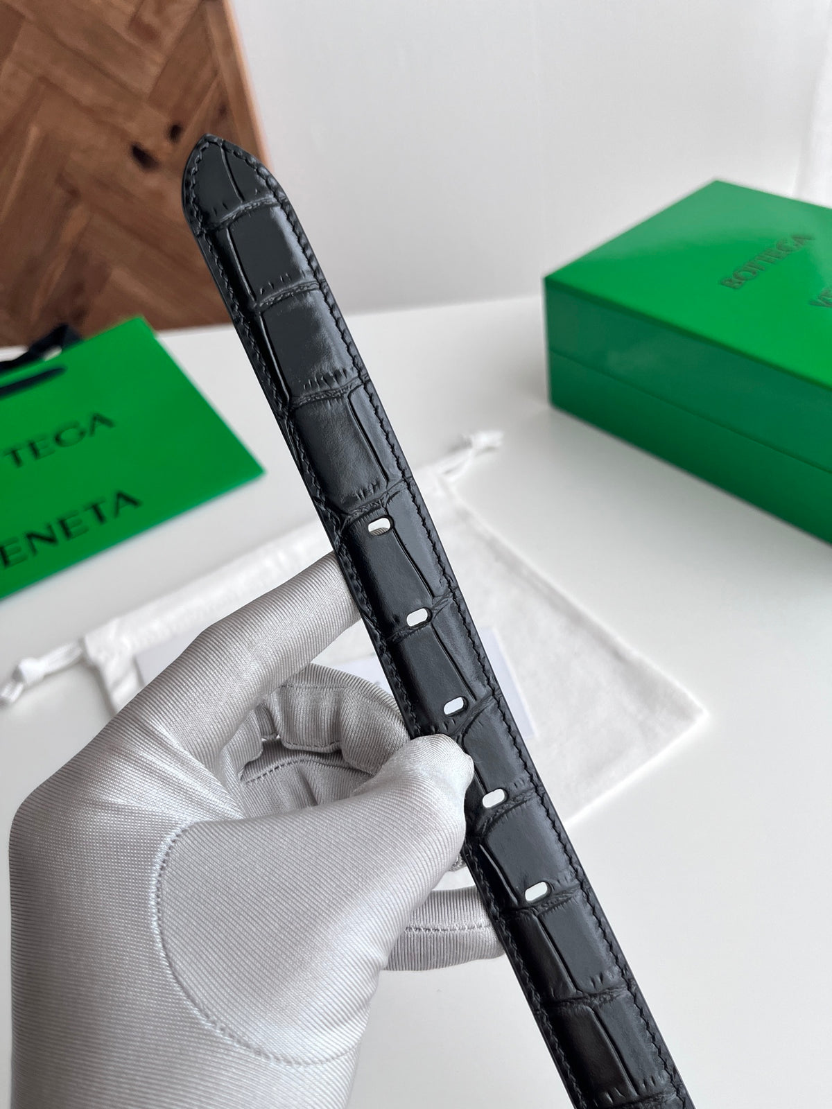 Bottega Veneta Black Designer Belt Edition 14 - detail image 6