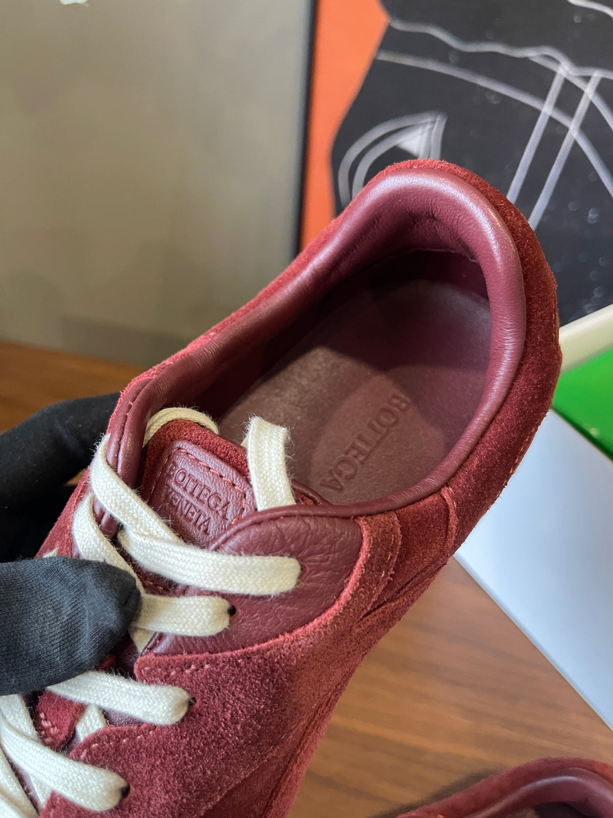 Bottega Veneta Black & Red Sneakers EU 35-41 - detail image 6