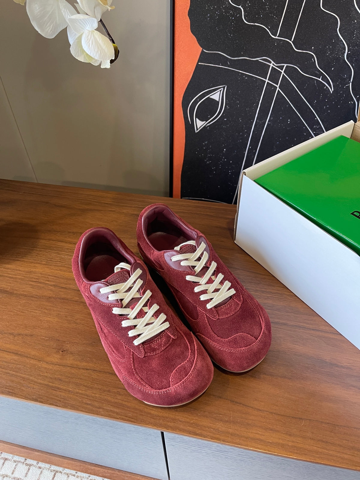 Bottega Veneta Black & Red Sneakers EU 35-41